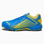 PUMA one8 22 FH Rubber Cricket Shoes |Ultra Blue-Yellow Blaze